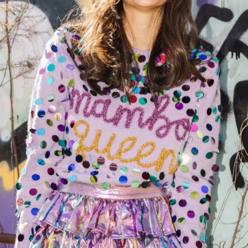 NWOT Queen of Sparkles Mambo Queen size Medium